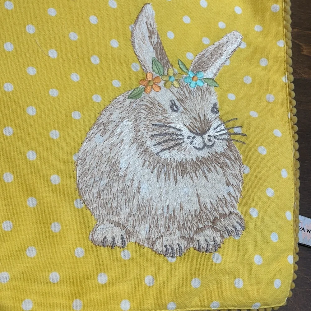 Tabitha Webb Anthropologie set of 4 Easter placemats